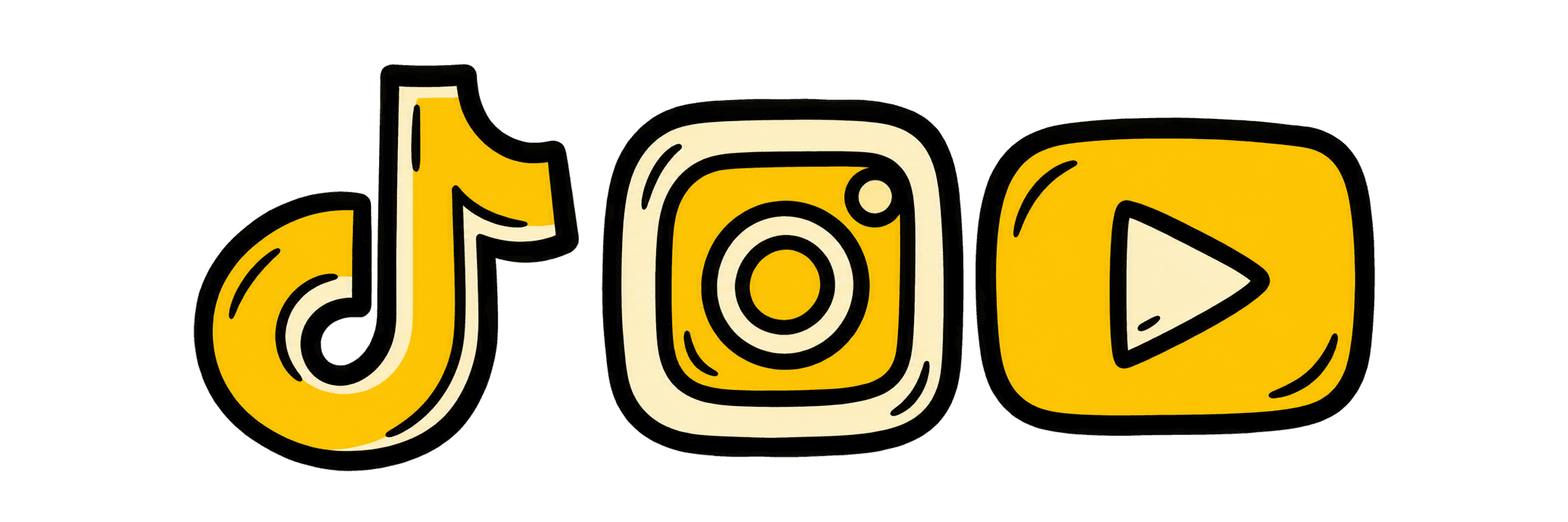 TikTok, Instagram и YouTube